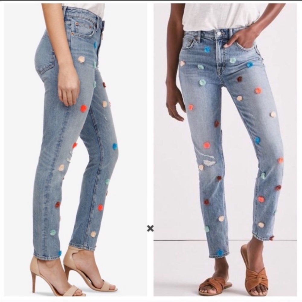 Lucky brand bridgette hi rise skinny jean Pom Pom